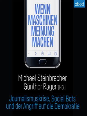 cover image of Wenn Maschinen Meinung machen
